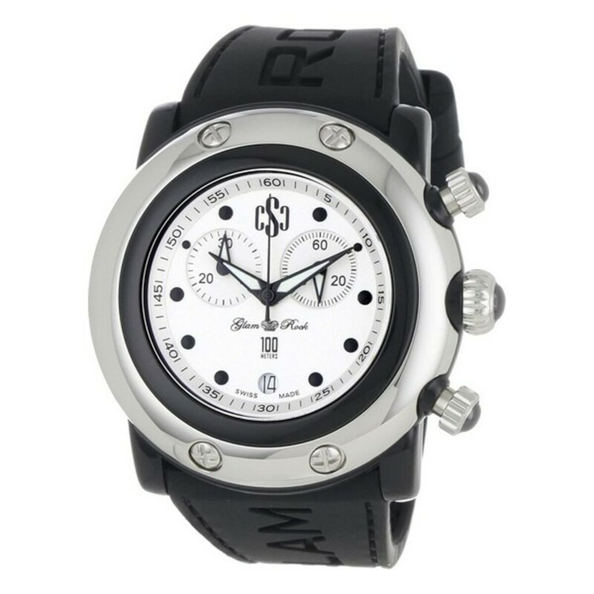 Ceas Unisex Glam Rock (Ø 46 mm)